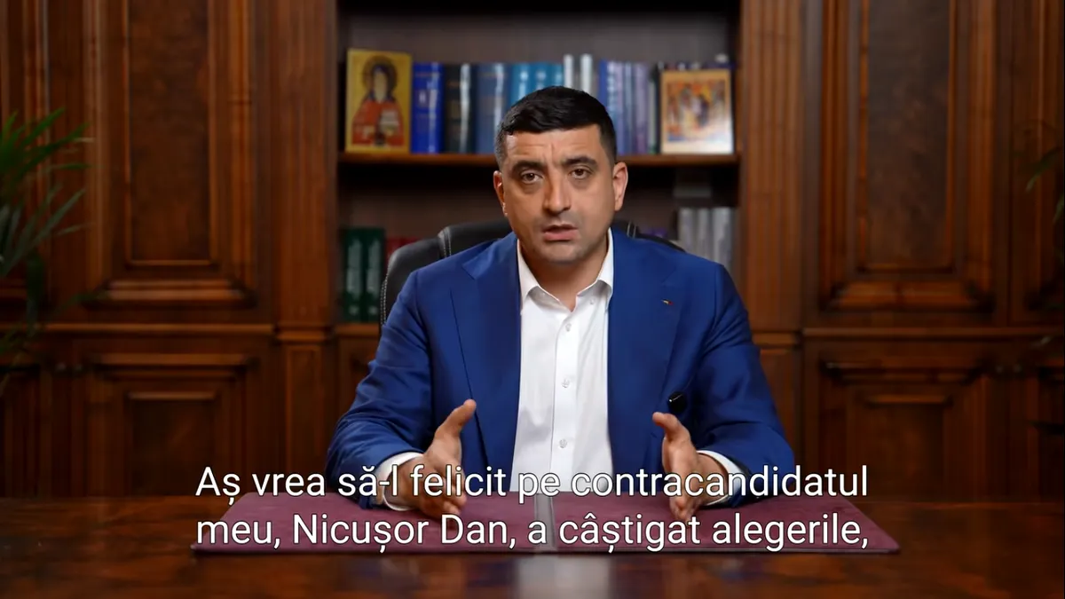 George Simion și-a recunoscut înfrângerea