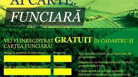 Cadastru gratuit pentru cetățeni: ANCPI alocă peste 300 milioane de lei