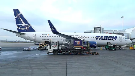 Incident grav la Otopeni: un Boeing 737 TAROM, avariat de bucăți de asfalt desprinse de pe calea de rulare