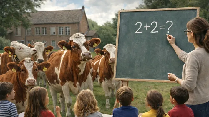 Franța a înscris cinci vaci la școală. Birocrația franceză n-a rumegat încă ideea.