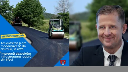 Hubert Thuma: 53 de drumuri au fost asfaltate și modernizate