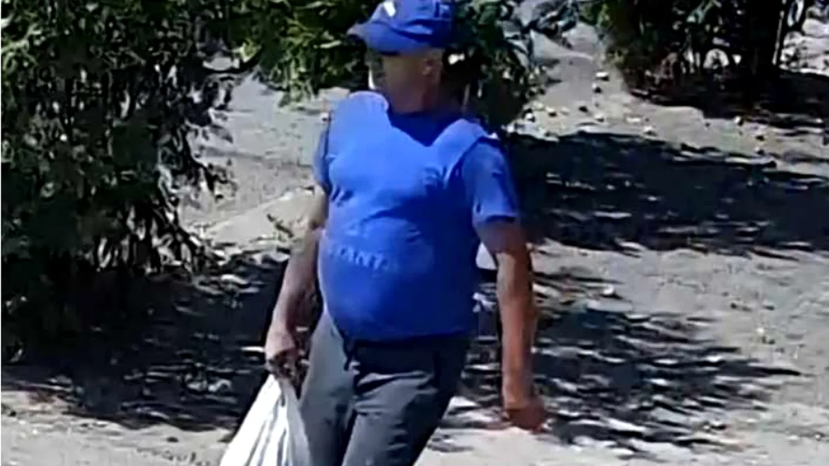 Polițiștii cer ajutorul cetățenilor pentru identificarea bărbatului care a rănit o persoană cu un pistol, în curtea acesteia
