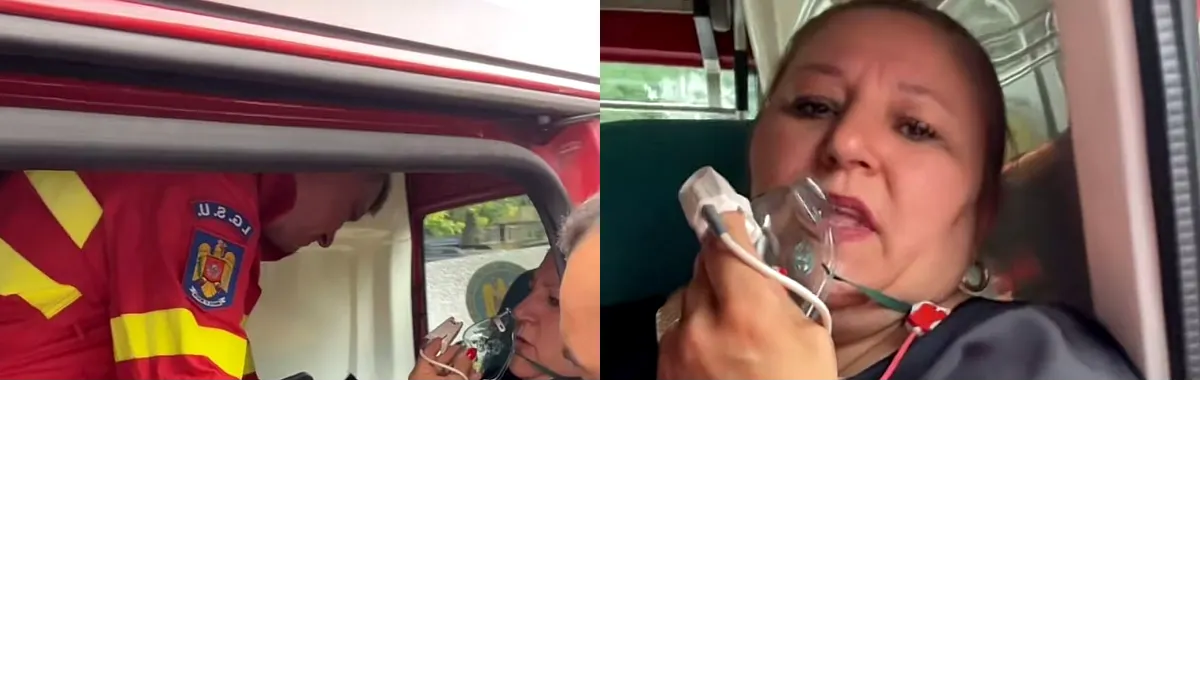 Diana Șoșoacă, preluată de o ambulanță Smurd. Senatoarea acuză că a fost bruscată de Jandarmerie