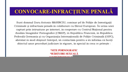 Metoda „Citația” – o țeapă care păgubește sute de români