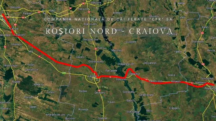 A fost avizată modernizarea liniei de cale ferată București – Craiova