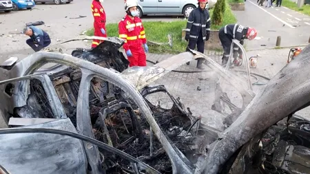 Se ia în calcul ipoteza unui atentat cu bombă în cazul Mercedesului care a explodat la Arad