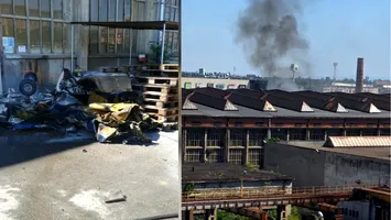 Accident aviatic mortal. Un avion s-a prăbușit în curtea unei foste fabrici din Arad