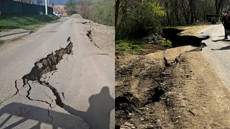 Alunecare de teren, în Alba. Zeci de gospodării izolate