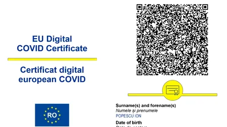 STS: Peste 170.000 de certificate digitale UE privind COVID, descărcate până la ora 12,00. 11.000 - în primele 15 minute