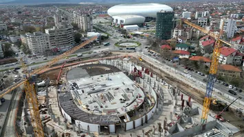 Se vede forma primului velodrom acoperit din România! Când va fi gata complexul sportiv multifuncțional de 50 de milioane de euro (VIDEO)