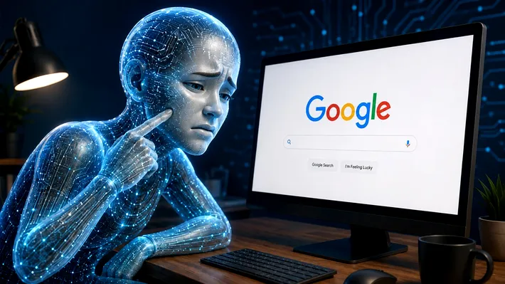 AI mușcă din imperiul Google. Căutarea online a fost malversată grav
