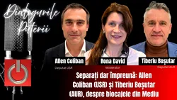 Dezbatere aprinsă la «Dialogurile Puterii»: Allen Coliban și Tiberiu Boșutar despre partide, urși și lemne de foc