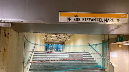 Una dintre ieşirile de la staţia de metrou Ştefan cel Mare va fi închisă, începând de luni