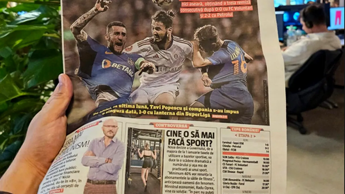 Gazeta Sporturilor se închide pe print! Tolontan se va ocupa doar de Libertatea