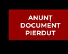 Anunț document pierdut – 25.11.2025