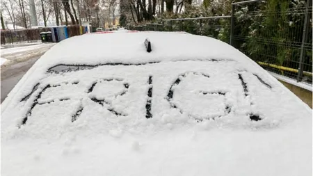 Iarnă în prag de Paște: unde s-a depus zăpada