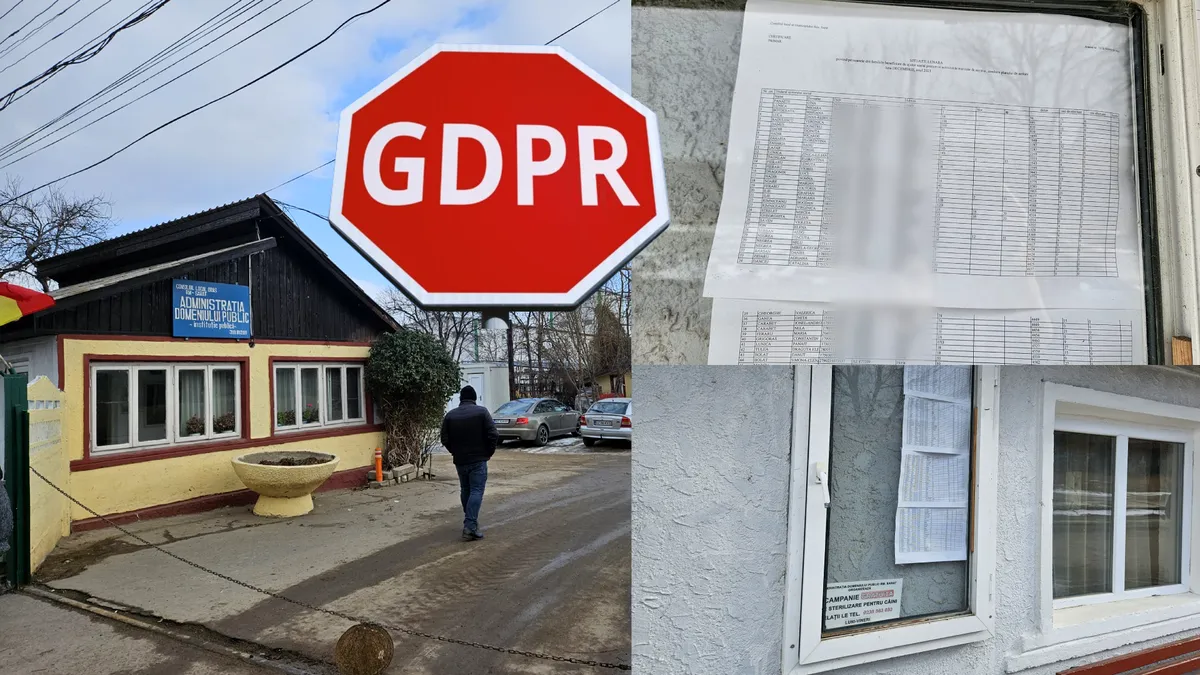 Scandalul datelor GDPR: Liste cu sute de informații despre asistații sociali, expuse public în mod ilegal