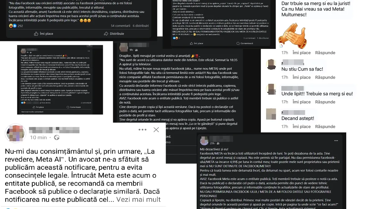 Isterie pe Facebook. Românii nu vor să le fie furate datele şi nu se tem să spună asta