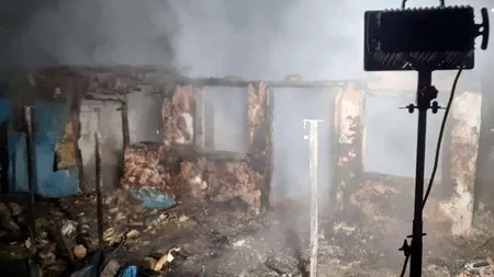 Vaslui: O femeie a murit într-un incendiu care i-a cuprins locuința, în comuna Bogdănești