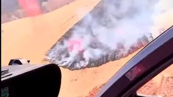 Și în Deltă arde vegetația (Video)