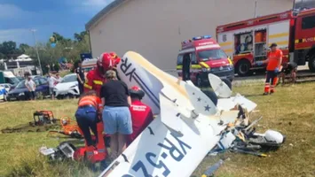 Avion de mici dimensiuni, prăbușit lângă Orăștie. Pilotul a fost găsit fără suflare