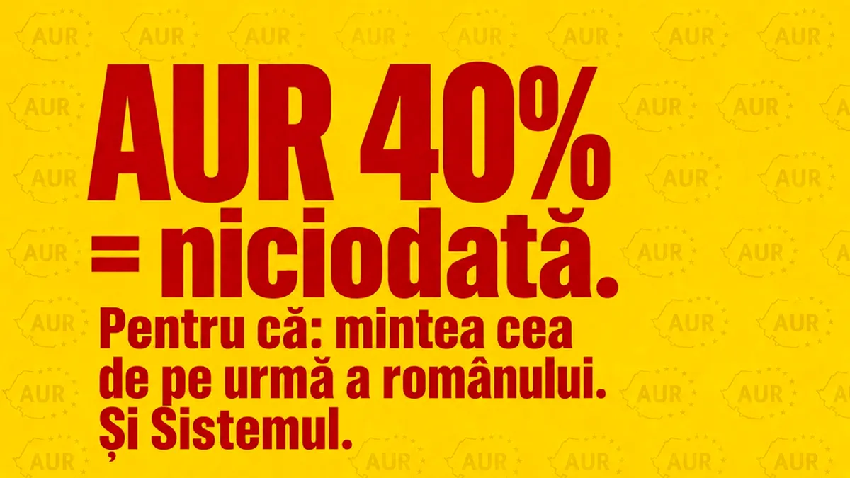 De ce AUR poate apărea cu 40% în sondaje și poate coborî sub 30% la urne