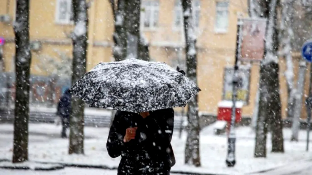 Ninsorile și ploile lovesc România în weekend! Temperaturi sub zero grade în multe regiuni