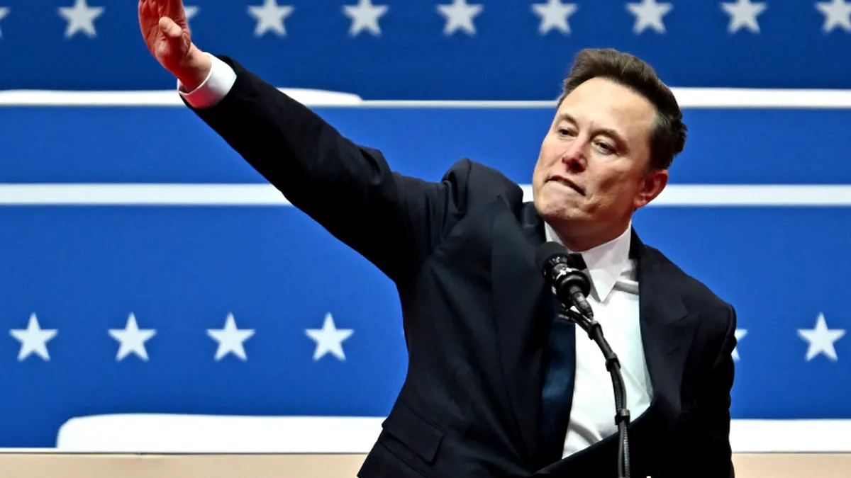 Gest șocant al lui Elon Musk: salutul nazist după învestirea lui Trump