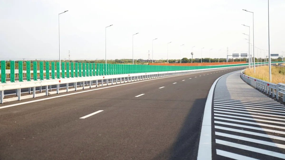 Putem circula pe autostradă de la București la Adjud până la finele anului