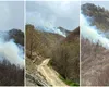 Incendiu de pădure în Argeş. Se intervine cu elicopterul Black Hawk (VIDEO)