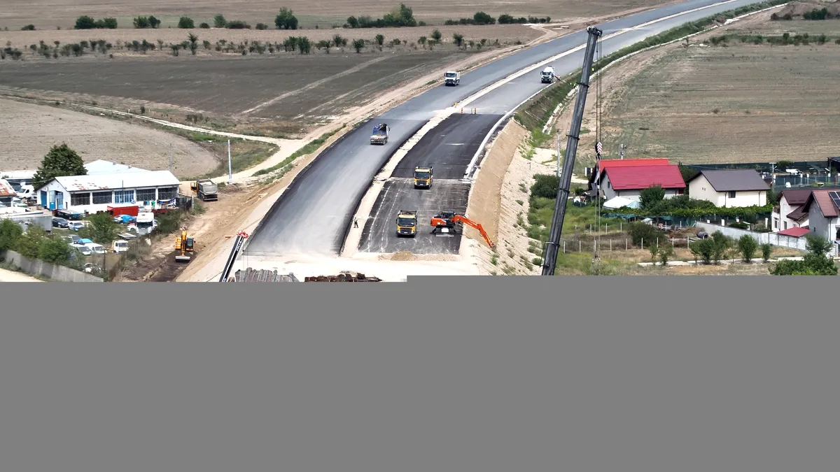 Imagini de ultimă oră de pe șantierul grecilor de la Aktor de pe Autostrada A0! Stadiul lucrărilor a ajuns la 75%