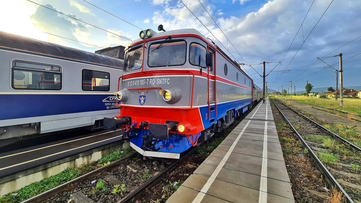 Record de viteză la CFR: Un tren a parcurs o rută de 390 km în patru ore, cu o viteză maximă de 160 km/oră
