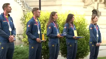 Președintele Klaus Iohannis i-a decorat pe cei nouă sportivi medaliați la Jocurile Olimpice de la Tokyo (Video)