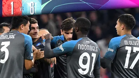 Napoli a surclasat-o pe Ajax, iar Barcelona a fost învinsă de Inter. Rezultatele înregistrate marți, în Liga Campionilor