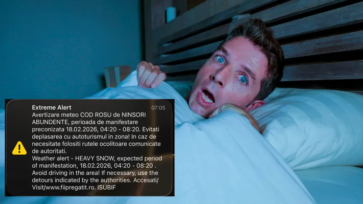 Cum reacționează mintea și corpul la mesajele Ro-Alert, când dormim