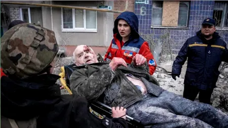 Nouă regiuni ucrainene bombardate de ruși în Sâmbăta Mare
