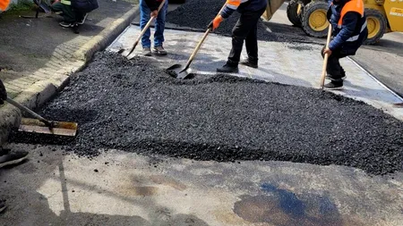 Reparații pe strada Ionescu Cristea din Sectorul 5