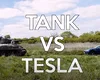 Un veteran de 98 de ani a distrus o Tesla cu tancul (VIDEO)