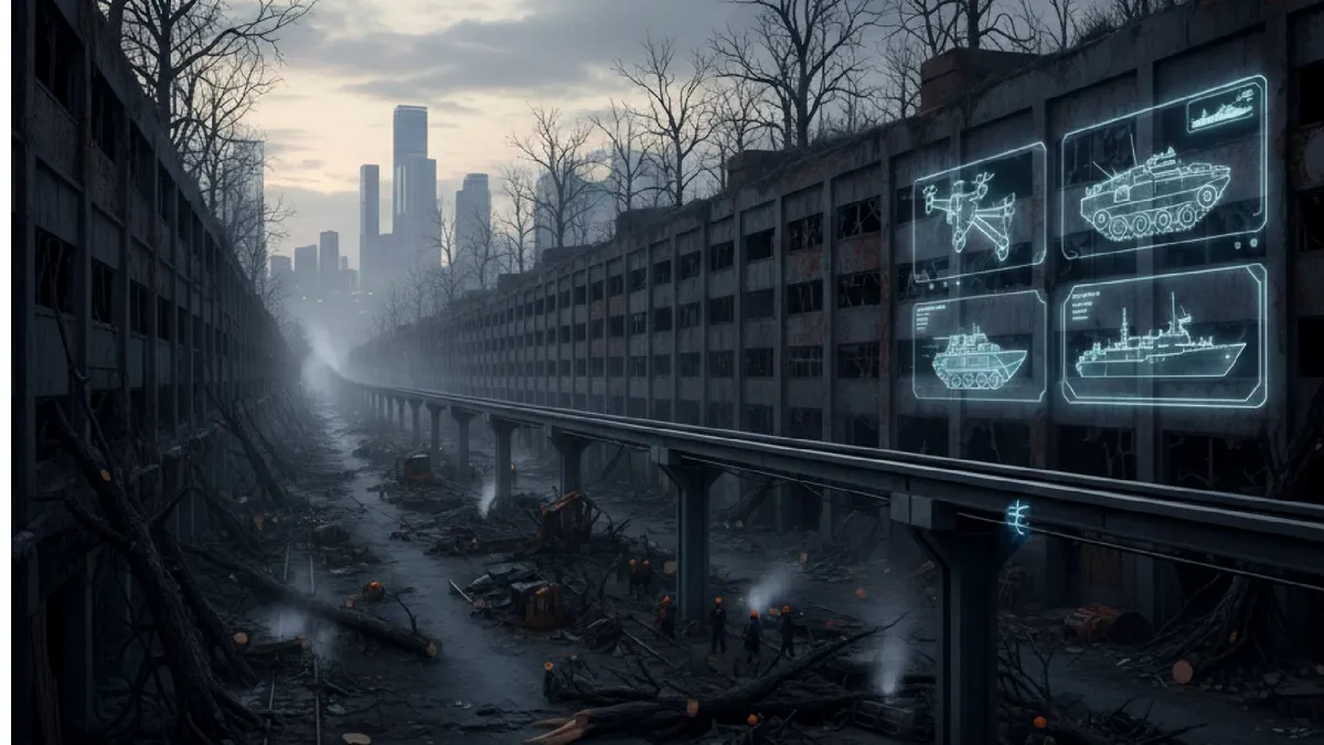 Proiectul „Ultimul Tren”: 11 miliarde de euro pentru a tăia copacii din fabricile de armament ale României