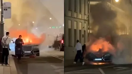 A explodat limuzina lui Putin. Incidentul a avut loc lângă sediul serviciilor secrete