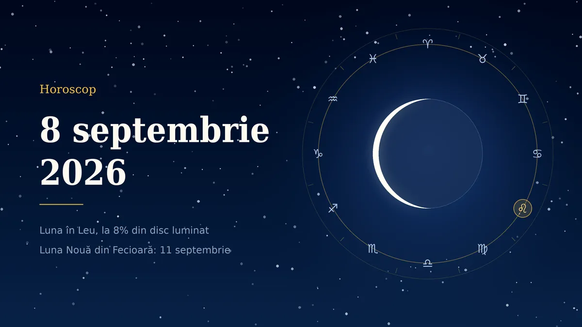 Horoscop 8 septembrie 2026. Ziua în care nimic nu se lansează, dar aproape orice se poate termina