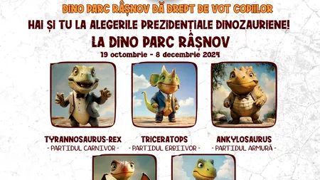 Alegeri prezidențiale în Parcul Dinozaurilor