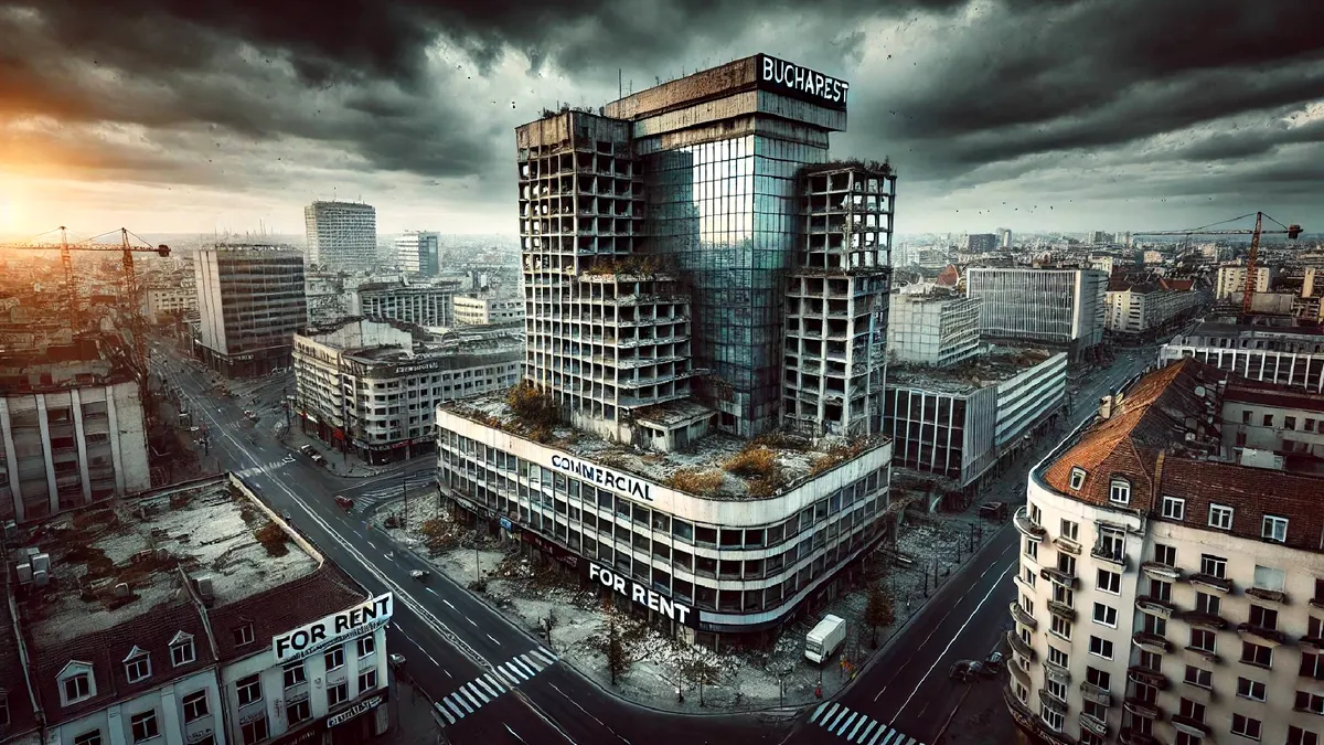 Criza imobiliară din București: Piața birourilor se prăbușește și perspectivele sectorului devin sumbre