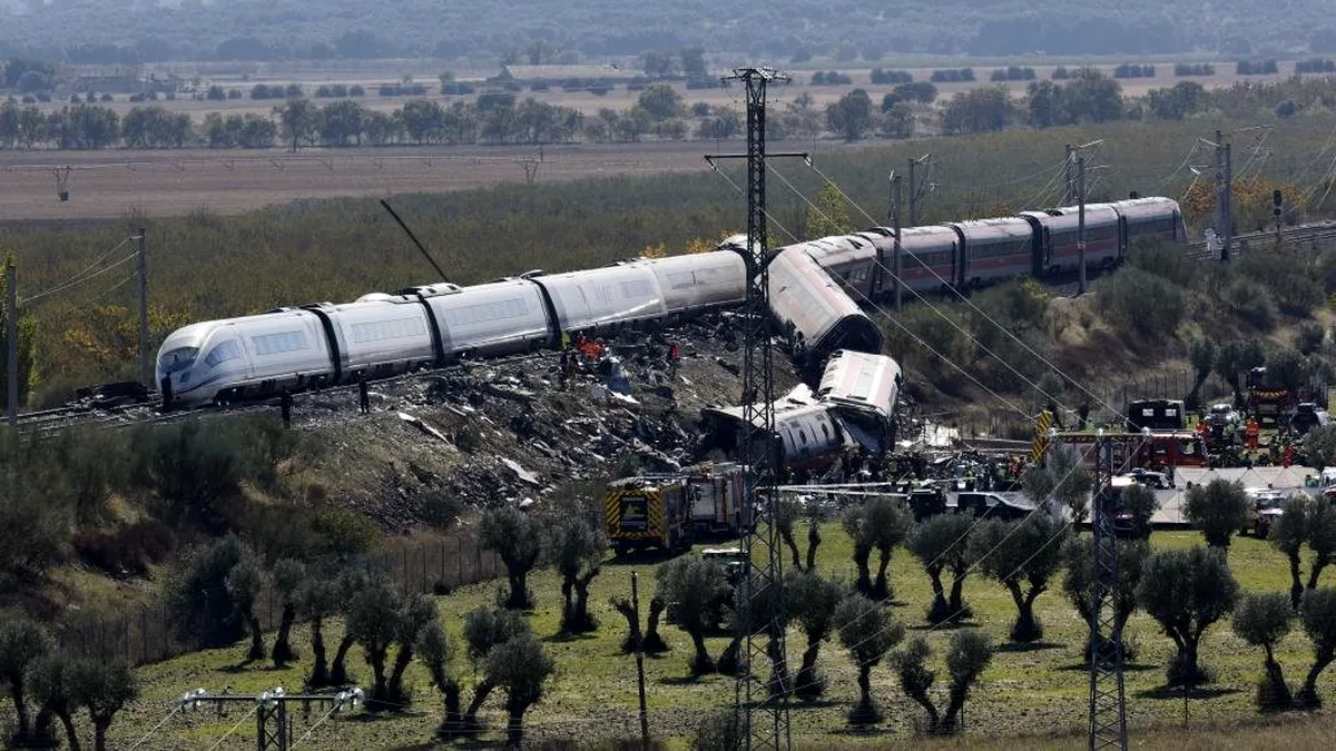 Român rănit în accidentul feroviar din Toledo. MAE: nu a fost internat, dar merge la investigații