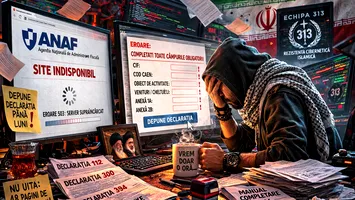 Hackerii Iranului au descoperit iadul birocratic: atac asupra site-ului ANAF revendicat de „Echipa 313”