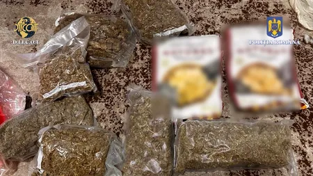 Bărbat, prins în flagrant de DIICOT când vindea droguri de mare risc. Avea acasă 21 de kilograme de substanțe interzise