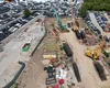 Explozie puternică pe şantierul magistralei de metrou M6, în Capitală. Un tânăr la spital