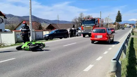 Doi motocicliști au fost răniți grav după accidente rutiere în Argeș