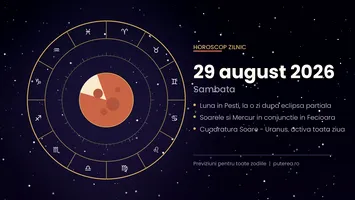 Horoscop 29 august 2026: ce aduce prima zi după eclipsă pentru cele 12 zodii