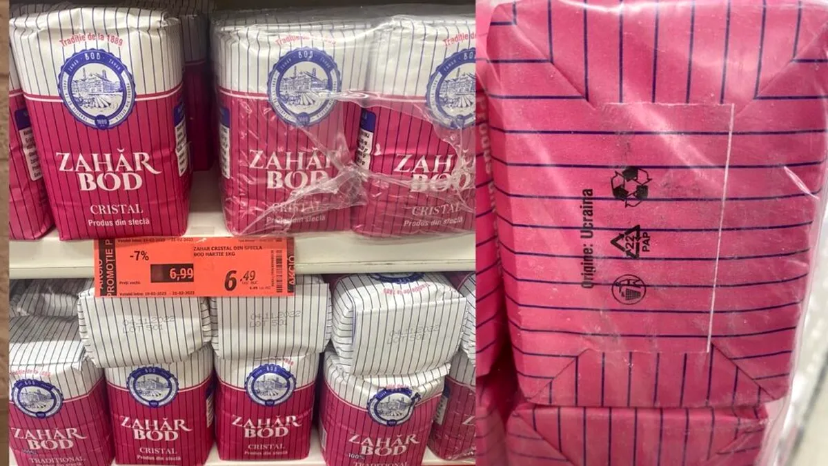 Zahăr românesc produs în Ucraina. Cum a explodat importul într-un singur an